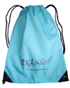 Trigirl drawstring bag in turquoise