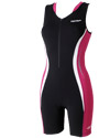 Olympus Trisuit in Black/ Cardinal