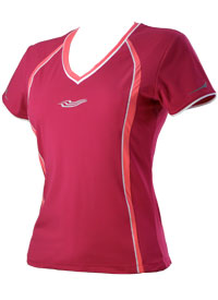 Amy V-Neck in Ruby