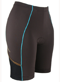 Sandy gym shorts in chocolate