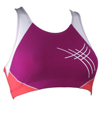Vicky crop top in Raspberry
